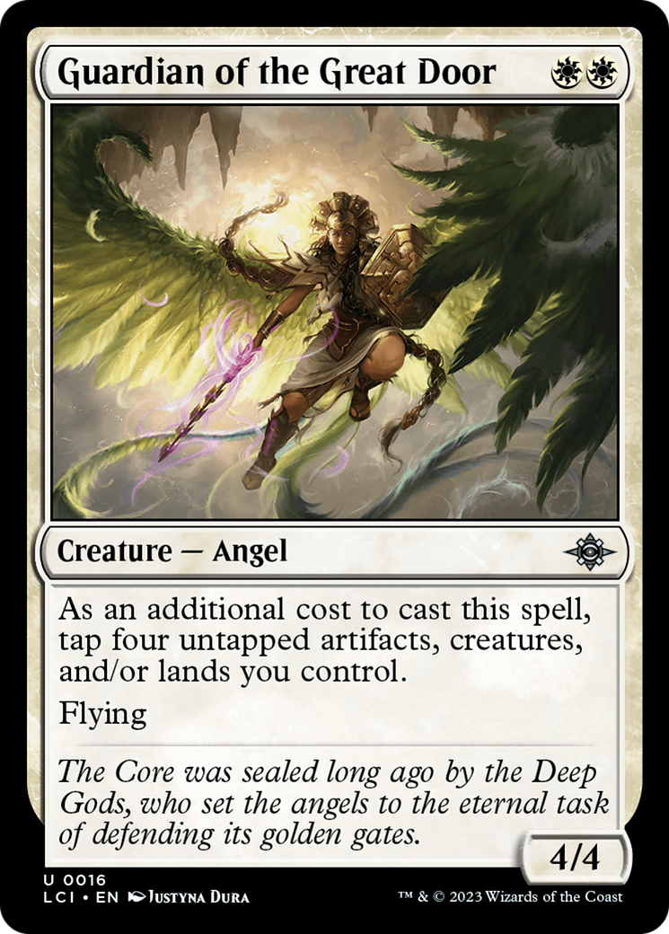 Guardian of the Great Door (LCI-016) - The Lost Caverns of Ixalan Foil - Premium MTG Single from Wizards of the Coast - Just $0.08! Shop now at Game Crave Tournament Store