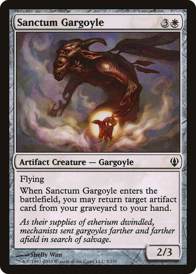 Sanctum Gargoyle (ARC-005) - Archenemy - Premium MTG Single from Wizards of the Coast - Just $0.08! Shop now at Game Crave Tournament Store