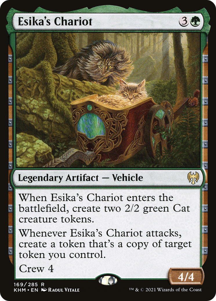 Esika's Chariot (KHM-169) - Kaldheim - Premium MTG Single from Wizards of the Coast - Just $0.13! Shop now at Game Crave Tournament Store