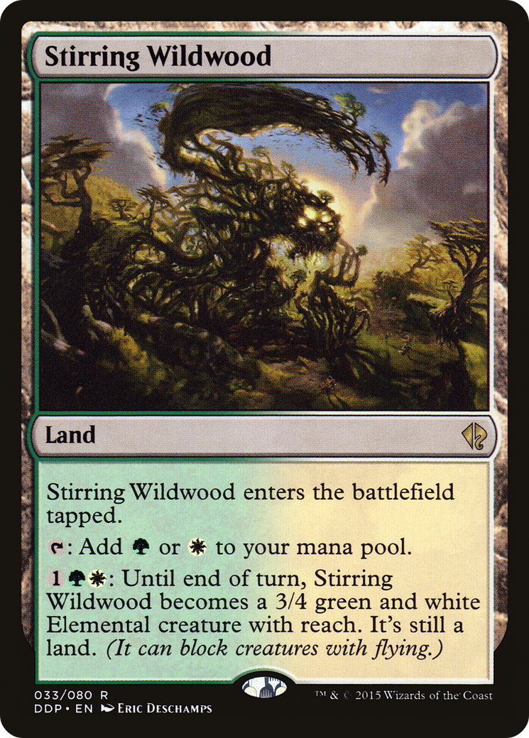 Stirring Wildwood (DDP-033) - Duel Decks: Zendikar vs. Eldrazi - Premium MTG Single from Wizards of the Coast - Just $0.08! Shop now at Game Crave Tournament Store