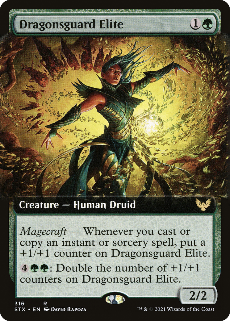 Dragonsguard Elite (STX-316) - Strixhaven: School of Mages: (Extended Art) - Premium MTG Single from Wizards of the Coast - Just $0.08! Shop now at Game Crave Tournament Store
