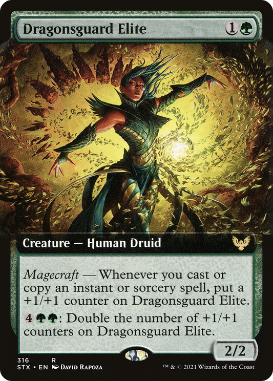 Dragonsguard Elite (STX-316) - Strixhaven: School of Mages: (Extended Art) - Premium MTG Single from Wizards of the Coast - Just $0.08! Shop now at Game Crave Tournament Store