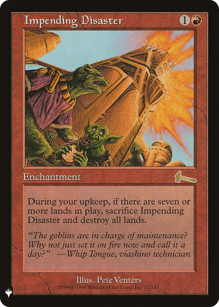 Impending Disaster (MB1-979) - Mystery Booster - Premium MTG Single from Wizards of the Coast - Just $0.19! Shop now at Game Crave Tournament Store