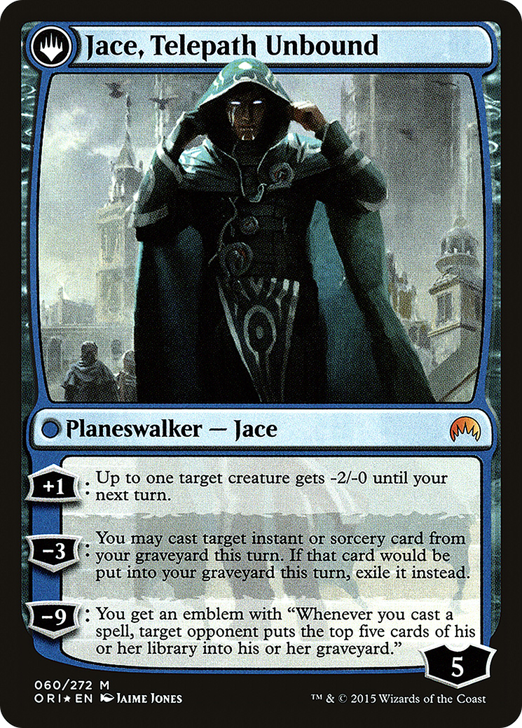 Jace, Vryn's Prodigy // Jace, Telepath Unbound (PORI-60S) - Magic Origins Promos: (originpwdfc) Foil - Premium MTG Single from Wizards of the Coast - Just $2.60! Shop now at Game Crave Tournament Store