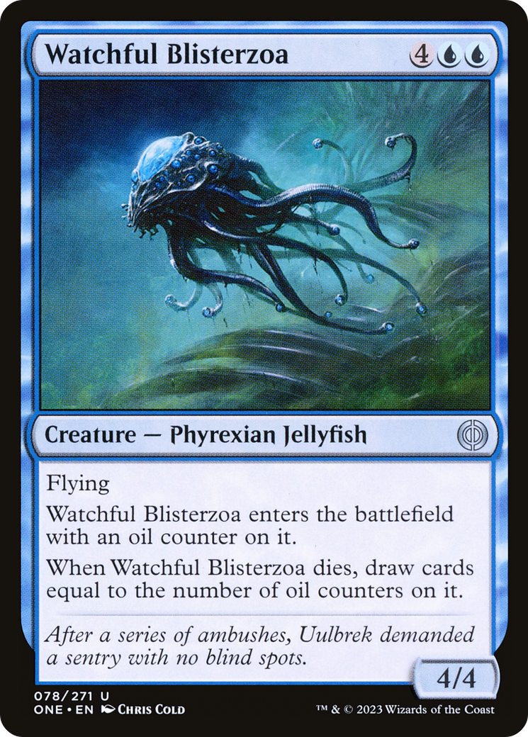 Watchful Blisterzoa (ONE-078) - Phyrexia: All Will Be One - Premium MTG Single from Wizards of the Coast - Just $0.08! Shop now at Game Crave Tournament Store