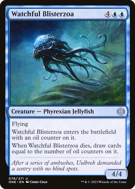 Watchful Blisterzoa (ONE-078) - Phyrexia: All Will Be One - Premium MTG Single from Wizards of the Coast - Just $0.08! Shop now at Game Crave Tournament Store