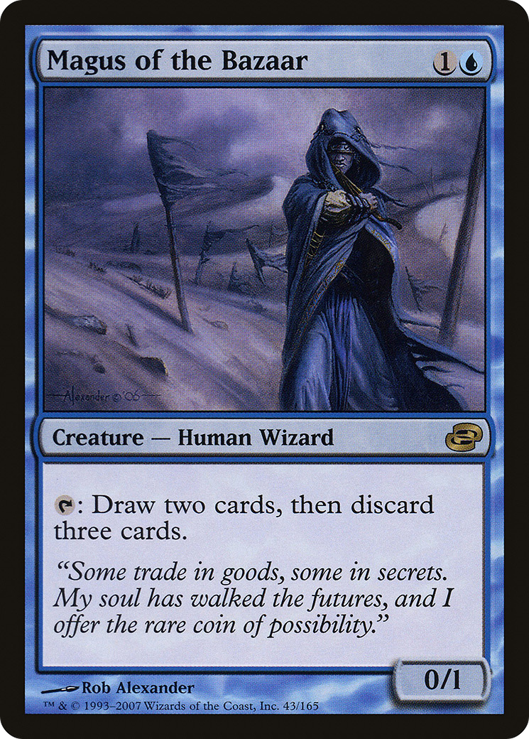 Magus of the Bazaar (PLC-043) - Planar Chaos Foil - Premium MTG Single from Wizards of the Coast - Just $1.08! Shop now at Game Crave Tournament Store