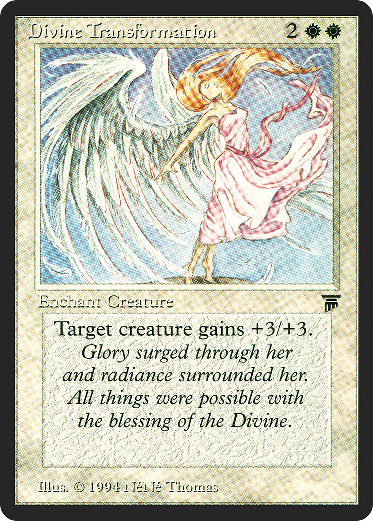 Divine Transformation (LEG-010) - Legends - Premium MTG Single from Wizards of the Coast - Just $4.31! Shop now at Game Crave Tournament Store