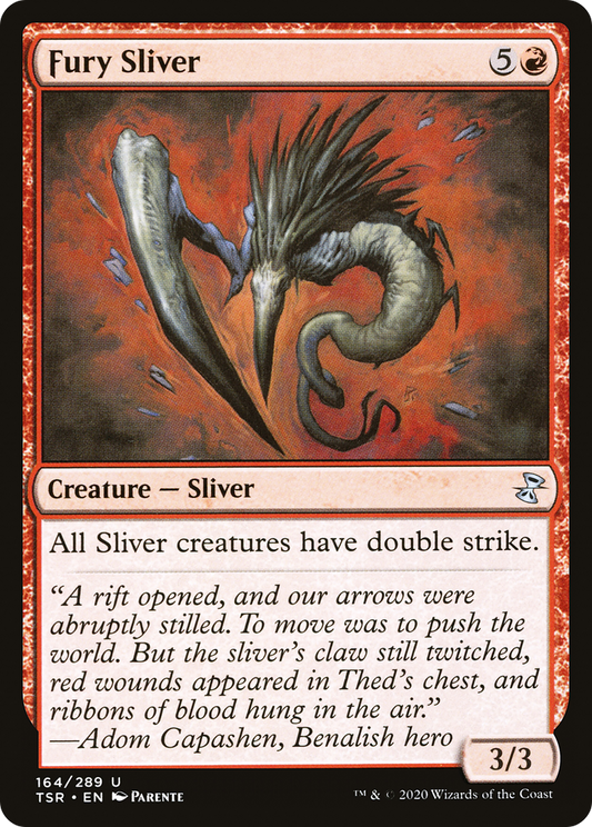 Fury Sliver (TSR-164) - Time Spiral Remastered - Premium MTG Single from Wizards of the Coast - Just $0.08! Shop now at Game Crave Tournament Store