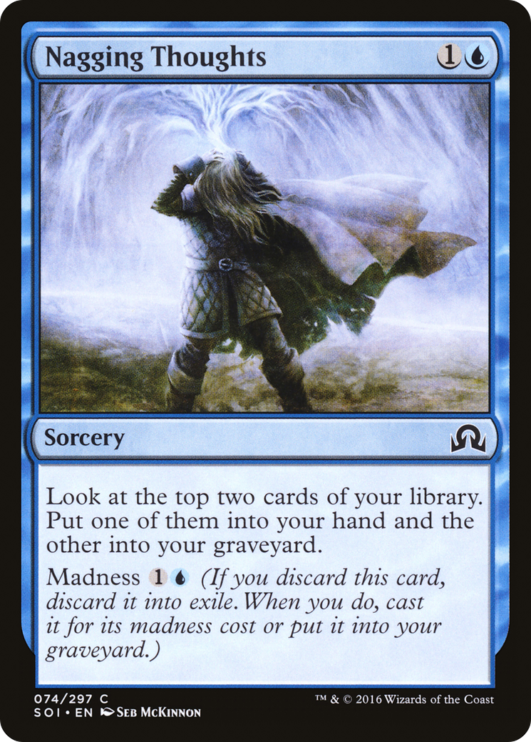 Nagging Thoughts (SOI-074) - Shadows over Innistrad Foil - Premium MTG Single from Wizards of the Coast - Just $0.10! Shop now at Game Crave Tournament Store
