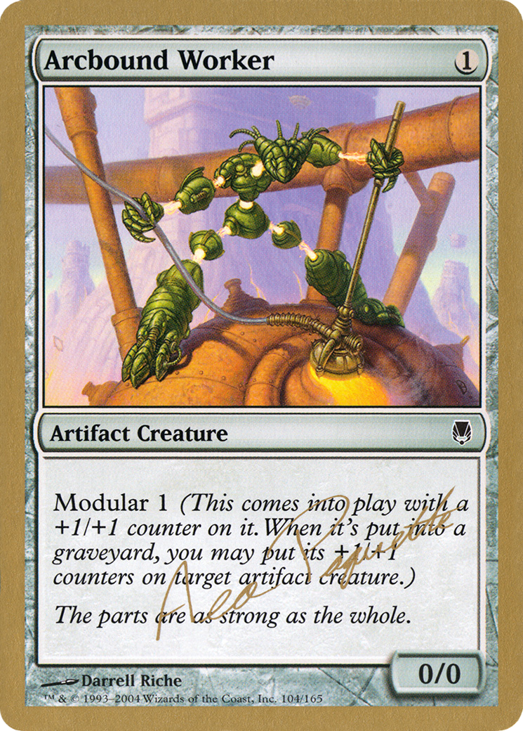 Arcbound Worker (WC04-AP104A) - World Championship Decks 2004 - Premium MTG Single from Wizards of the Coast - Just $0.08! Shop now at Game Crave Tournament Store
