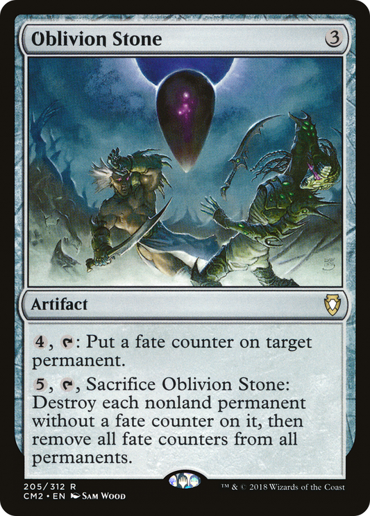 Oblivion Stone (CM2-205) - Commander Anthology Volume II - Premium MTG Single from Wizards of the Coast - Just $0.19! Shop now at Game Crave Tournament Store