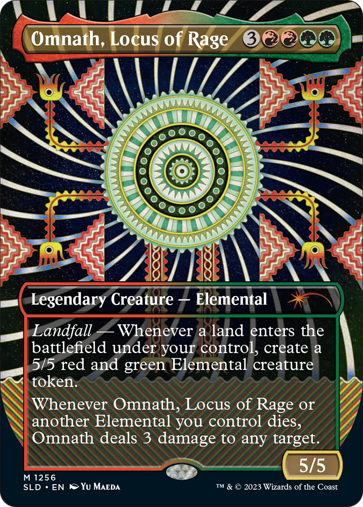 Omnath, Locus of Rage (SLD-1256) - Secret Lair Drop (Borderless) - Premium MTG Single from Wizards of the Coast - Just $4.93! Shop now at Game Crave Tournament Store
