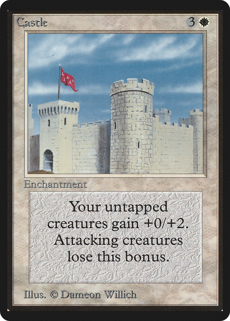 Castle (LEB-009) - Limited Edition Beta - Premium MTG Single from Wizards of the Coast - Just $4.27! Shop now at Game Crave Tournament Store