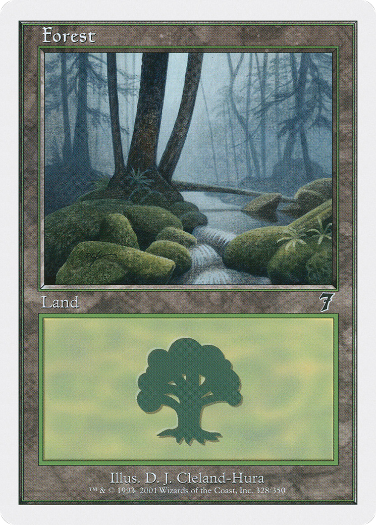 Forest (7ED-328) - Seventh Edition - Premium MTG Single from Wizards of the Coast - Just $0.08! Shop now at Game Crave Tournament Store