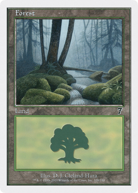 Forest (7ED-328) - Seventh Edition - Premium MTG Single from Wizards of the Coast - Just $0.08! Shop now at Game Crave Tournament Store