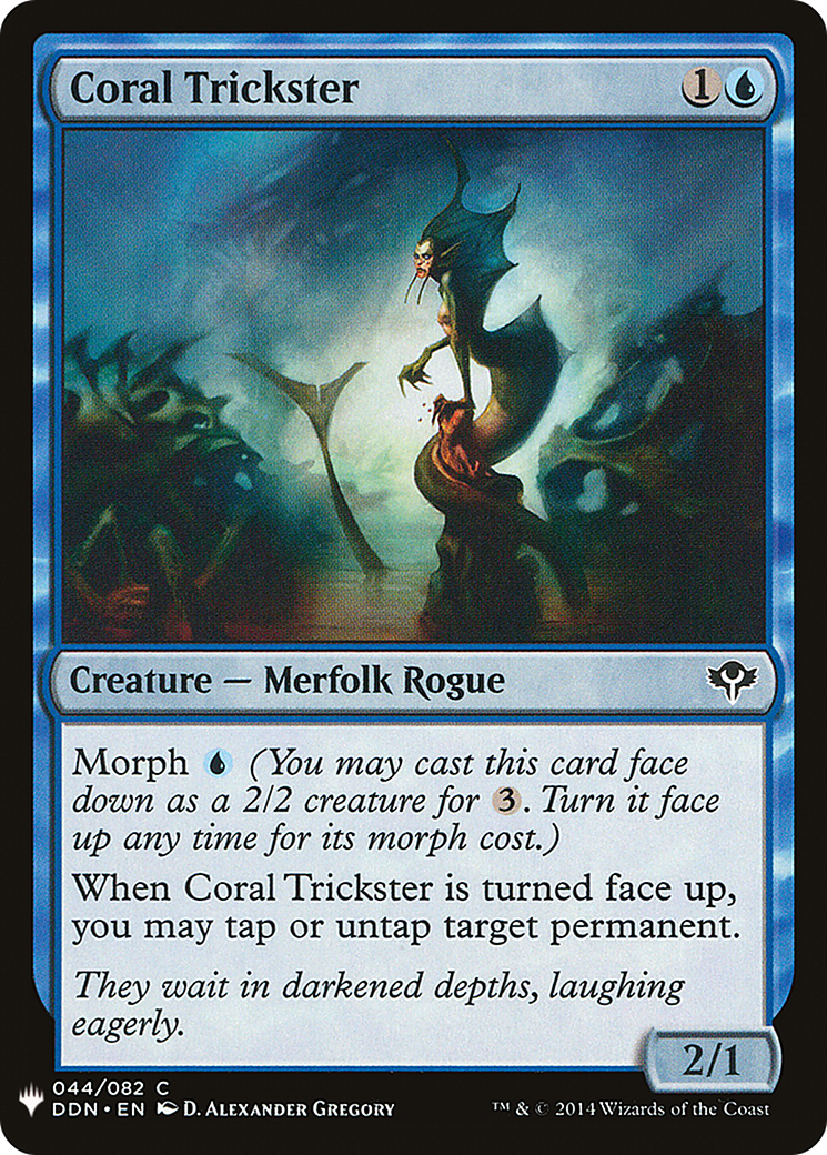 Coral Trickster (MB1-334) - Mystery Booster - Premium MTG Single from Wizards of the Coast - Just $0.08! Shop now at Game Crave Tournament Store