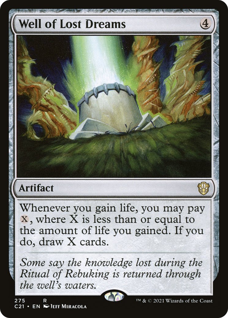 Well of Lost Dreams (C21-275) - Commander 2021 - Premium MTG Single from Wizards of the Coast - Just $0.73! Shop now at Game Crave Tournament Store
