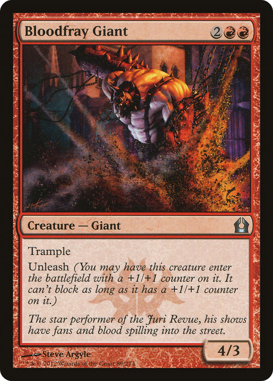 Bloodfray Giant (RTR-089) - Return to Ravnica - Premium MTG Single from Wizards of the Coast - Just $0.08! Shop now at Game Crave Tournament Store