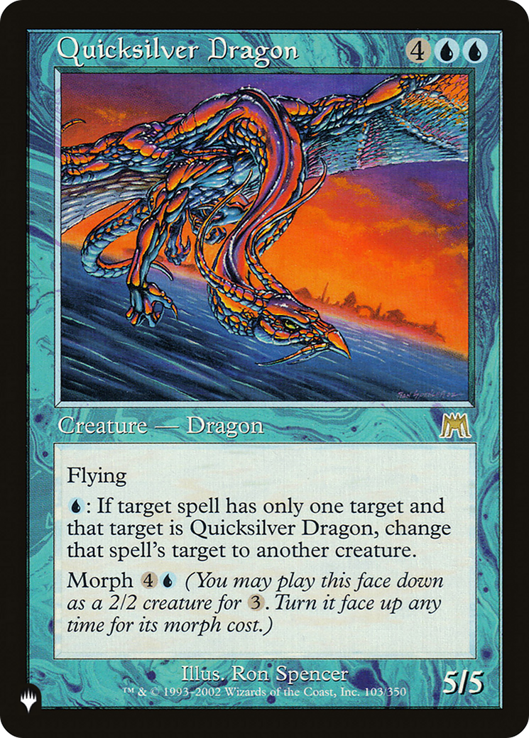 Quicksilver Dragon (PLIST-760) - The List - Premium MTG Single from Wizards of the Coast - Just $0.08! Shop now at Game Crave Tournament Store