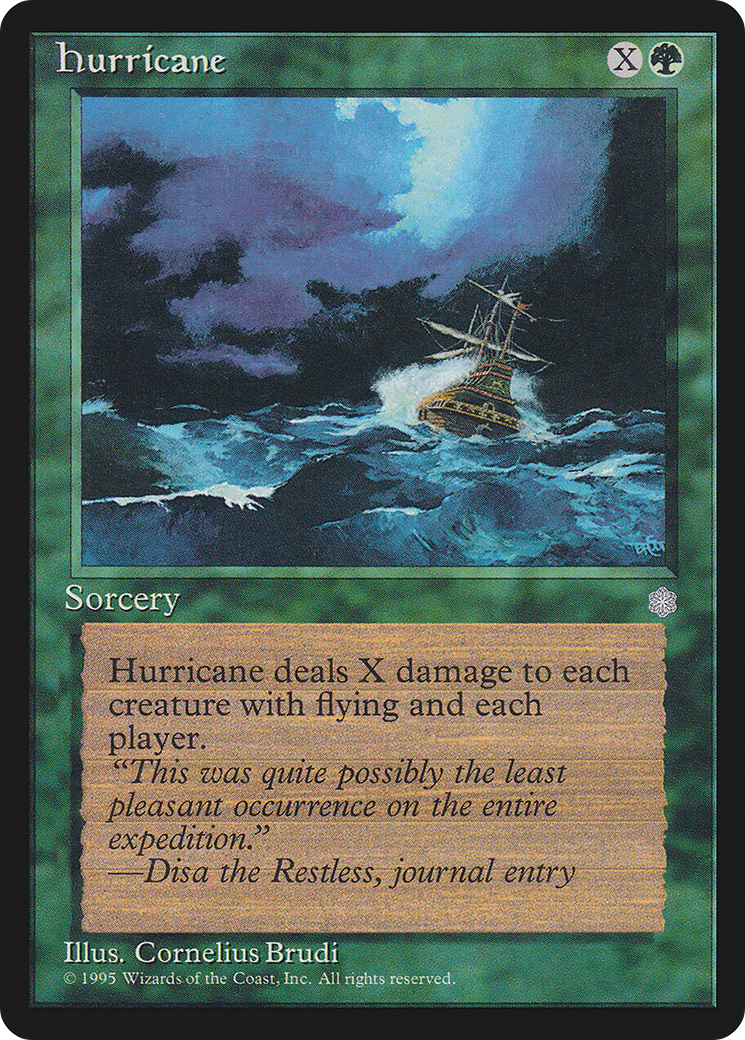 Hurricane (ICE-249) - Ice Age - Premium MTG Single from Wizards of the Coast - Just $0.08! Shop now at Game Crave Tournament Store
