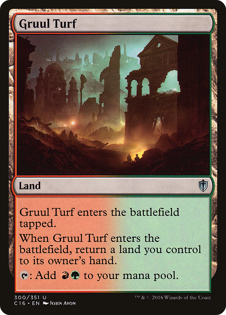 Gruul Turf (C16-300) - Commander 2016 - Premium MTG Single from Wizards of the Coast - Just $0.08! Shop now at Game Crave Tournament Store