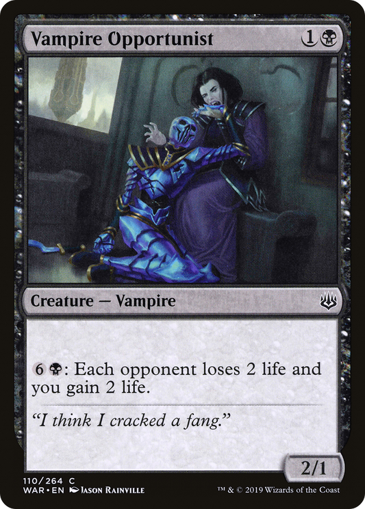 Vampire Opportunist (WAR-110) - War of the Spark - Premium MTG Single from Wizards of the Coast - Just $0.08! Shop now at Game Crave Tournament Store