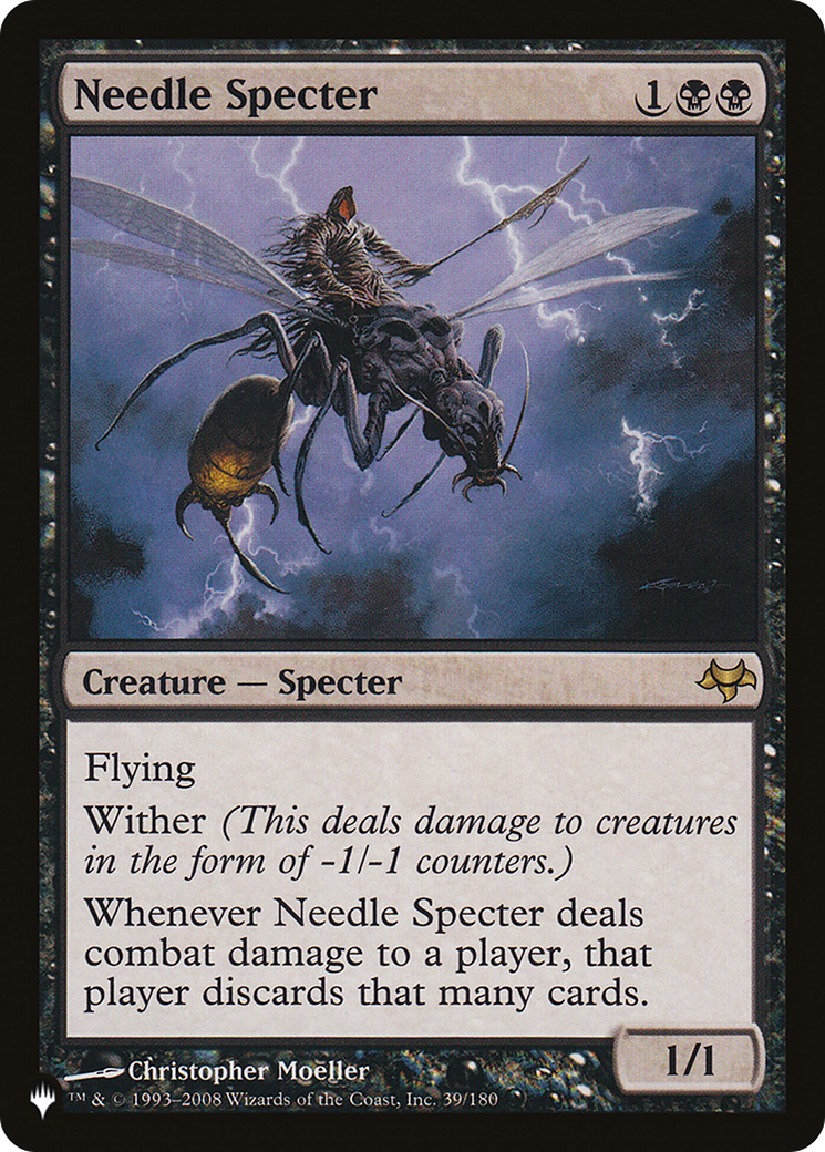 Needle Specter (PLIST-1041) - The List - Premium MTG Single from Wizards of the Coast - Just $0.83! Shop now at Game Crave Tournament Store