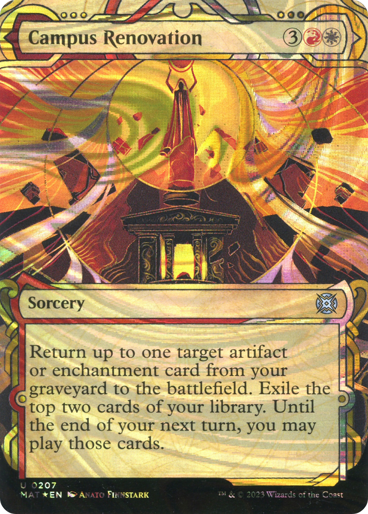 Campus Renovation (MAT-207) - March of the Machine: The Aftermath: (Showcase) Foil - Premium MTG Single from Wizards of the Coast - Just $0.26! Shop now at Game Crave Tournament Store