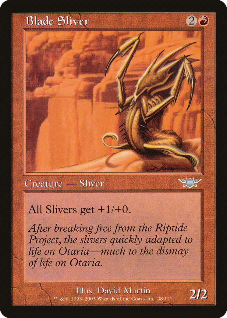 Blade Sliver (LGN-088) - Legions - Premium MTG Single from Wizards of the Coast - Just $0.08! Shop now at Game Crave Tournament Store