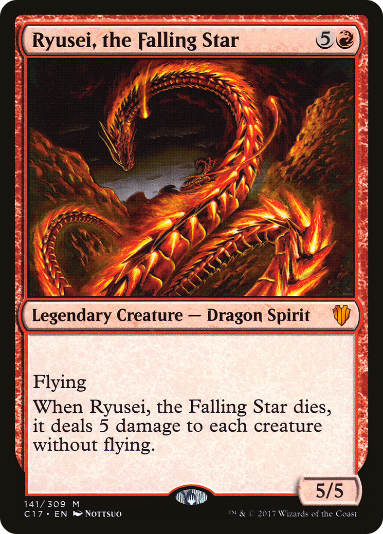 Ryusei, the Falling Star (C17-141) - Commander 2017 - Premium MTG Single from Wizards of the Coast - Just $0.28! Shop now at Game Crave Tournament Store