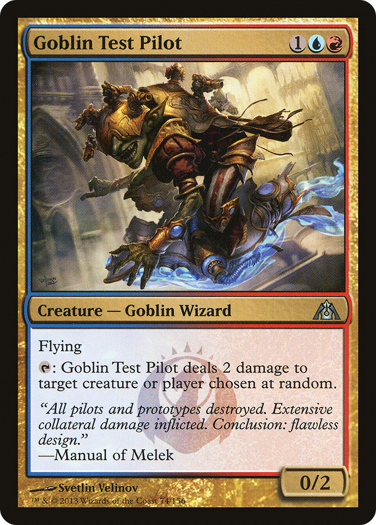 Goblin Test Pilot (DGM-074) - Dragon's Maze - Premium MTG Single from Wizards of the Coast - Just $0.08! Shop now at Game Crave Tournament Store