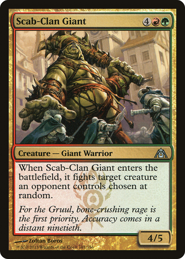 Scab-Clan Giant (DGM-101) - Dragon's Maze - Premium MTG Single from Wizards of the Coast - Just $0.08! Shop now at Game Crave Tournament Store