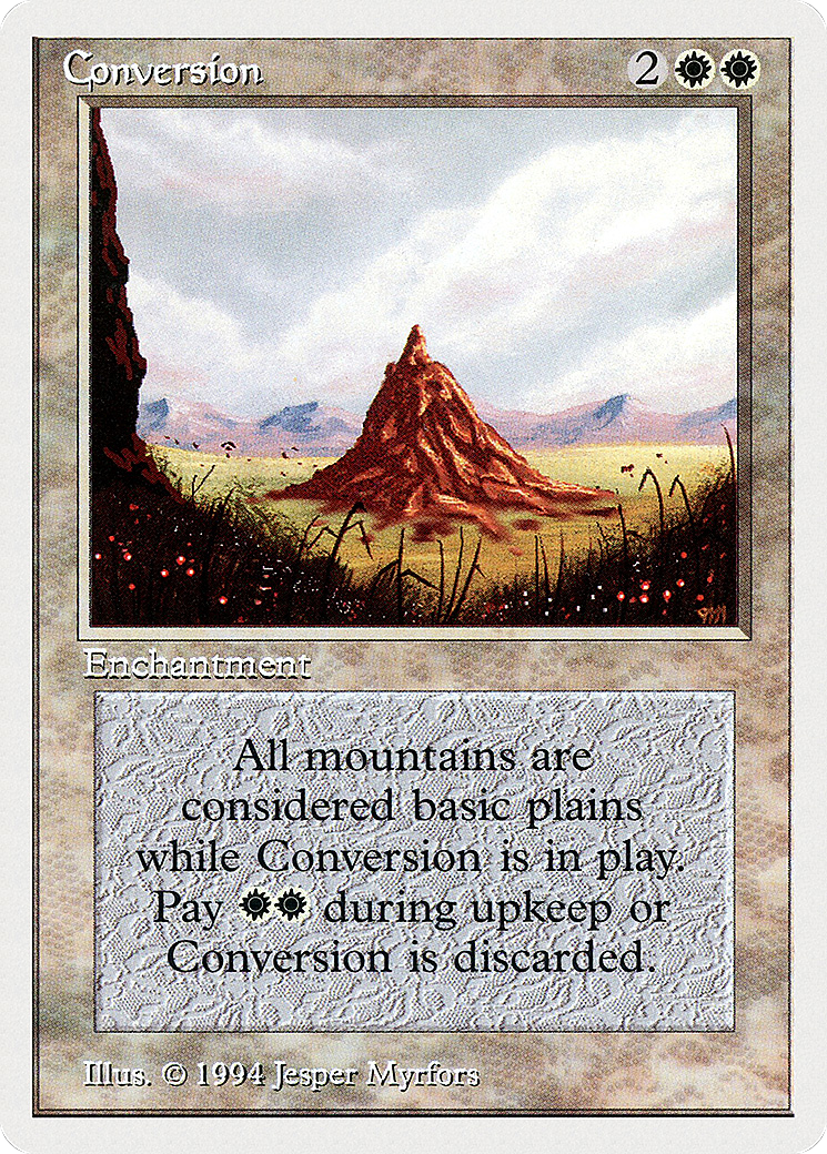 Conversion (SUM-014) - Summer Magic / Edgar - Premium MTG Single from Wizards of the Coast - Just $0! Shop now at Game Crave Tournament Store