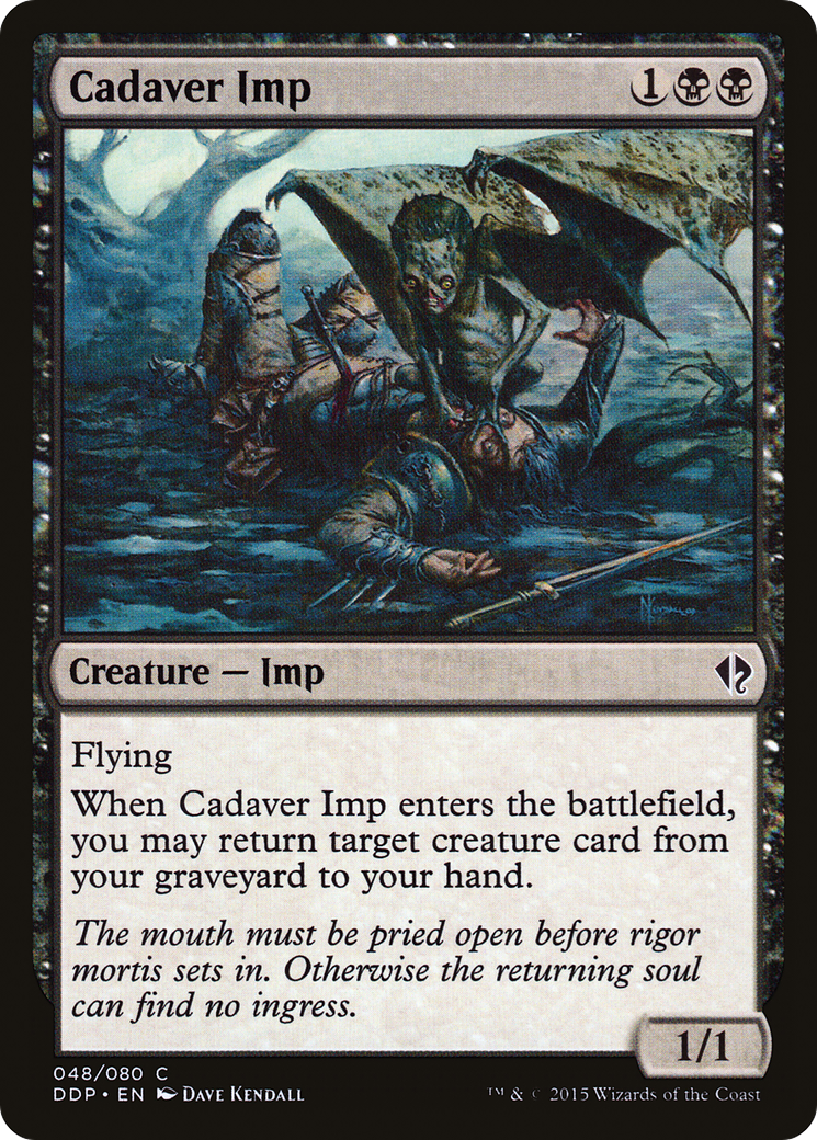 Cadaver Imp (DDP-048) - Duel Decks: Zendikar vs. Eldrazi - Premium MTG Single from Wizards of the Coast - Just $0.08! Shop now at Game Crave Tournament Store