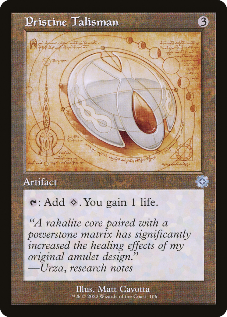 Pristine Talisman (BRR-106) - The Brothers' War Retro Artifacts - Premium MTG Single from Wizards of the Coast - Just $0.08! Shop now at Game Crave Tournament Store