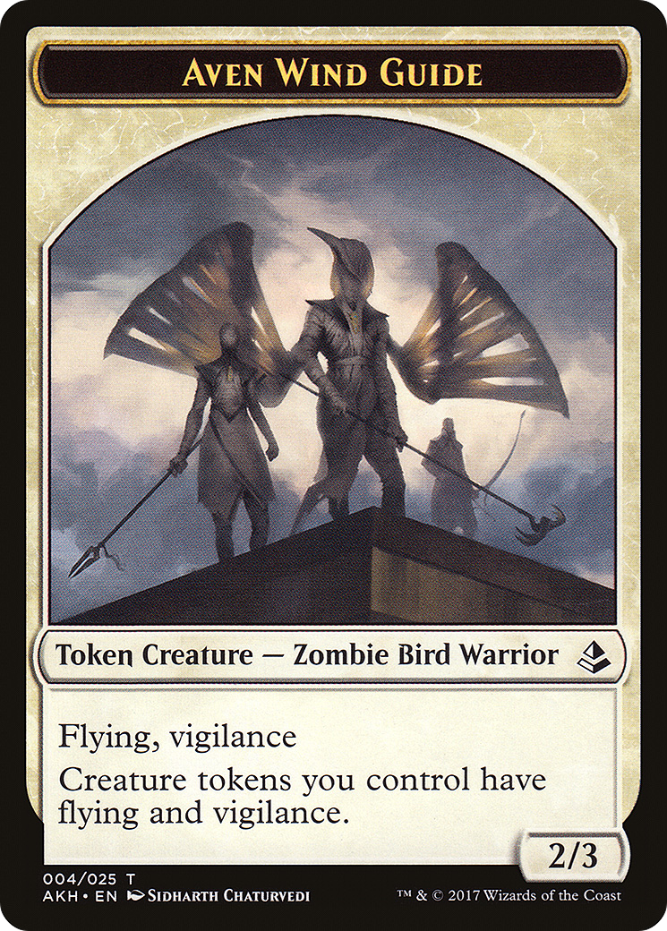 Aven Wind Guide (TAKH-004) - Amonkhet Tokens - Premium MTG Single from Wizards of the Coast - Just $0.24! Shop now at Game Crave Tournament Store