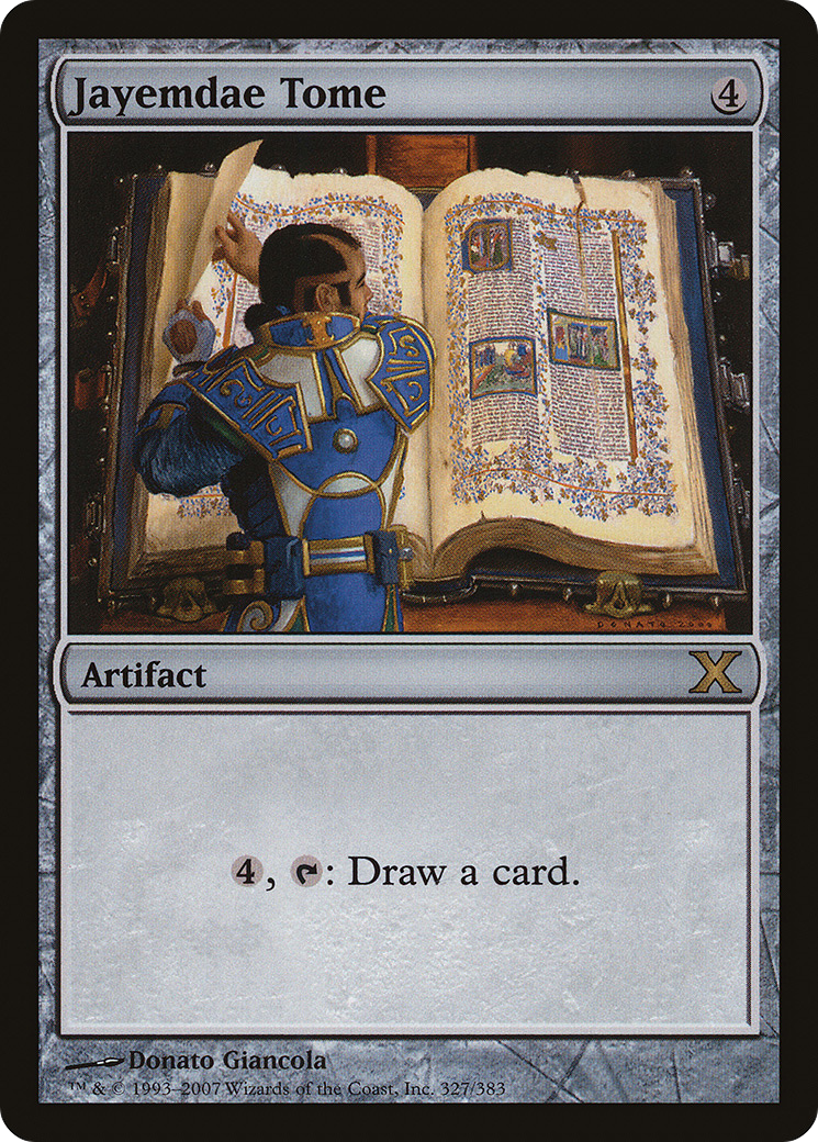 Jayemdae Tome (10E-327) - Tenth Edition Foil - Premium MTG Single from Wizards of the Coast - Just $0.17! Shop now at Game Crave Tournament Store