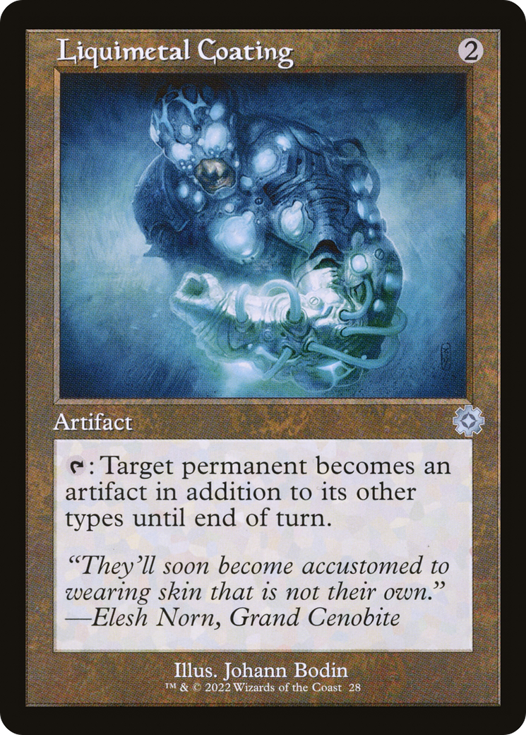 Liquimetal Coating (BRR-028) - The Brothers' War Retro Artifacts - Premium MTG Single from Wizards of the Coast - Just $0.08! Shop now at Game Crave Tournament Store