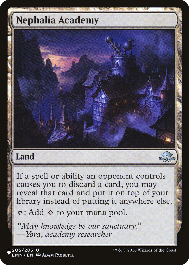 Nephalia Academy (PLIST-402) - The List - Premium MTG Single from Wizards of the Coast - Just $0.08! Shop now at Game Crave Tournament Store