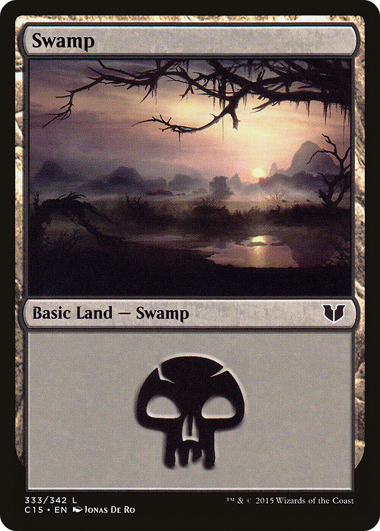 Swamp (C15-333) - Commander 2015 - Premium MTG Single from Wizards of the Coast - Just $0.08! Shop now at Game Crave Tournament Store