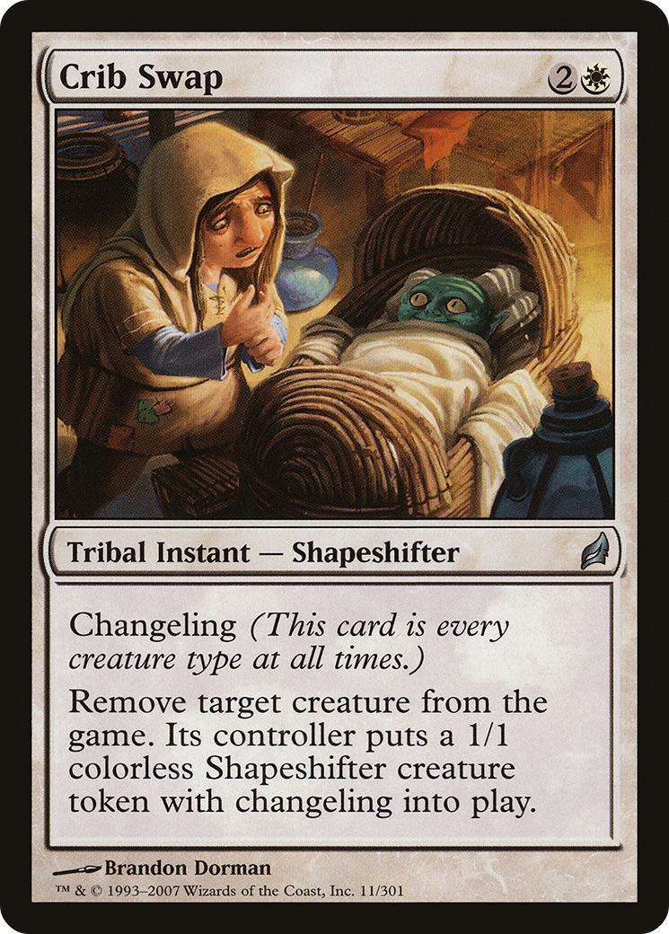 Crib Swap (LRW-011) - Lorwyn - Premium MTG Single from Wizards of the Coast - Just $0.09! Shop now at Game Crave Tournament Store