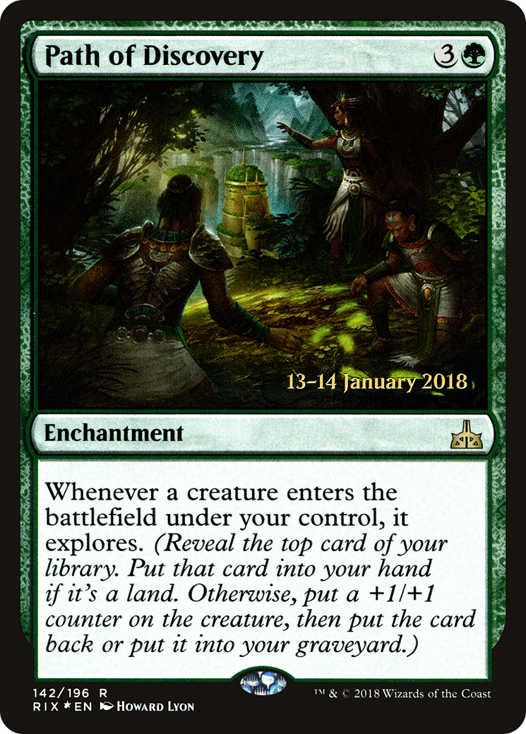 Path of Discovery (PRIX-142S) - Rivals of Ixalan Promos Foil - Premium MTG Single from Wizards of the Coast - Just $0.83! Shop now at Game Crave Tournament Store