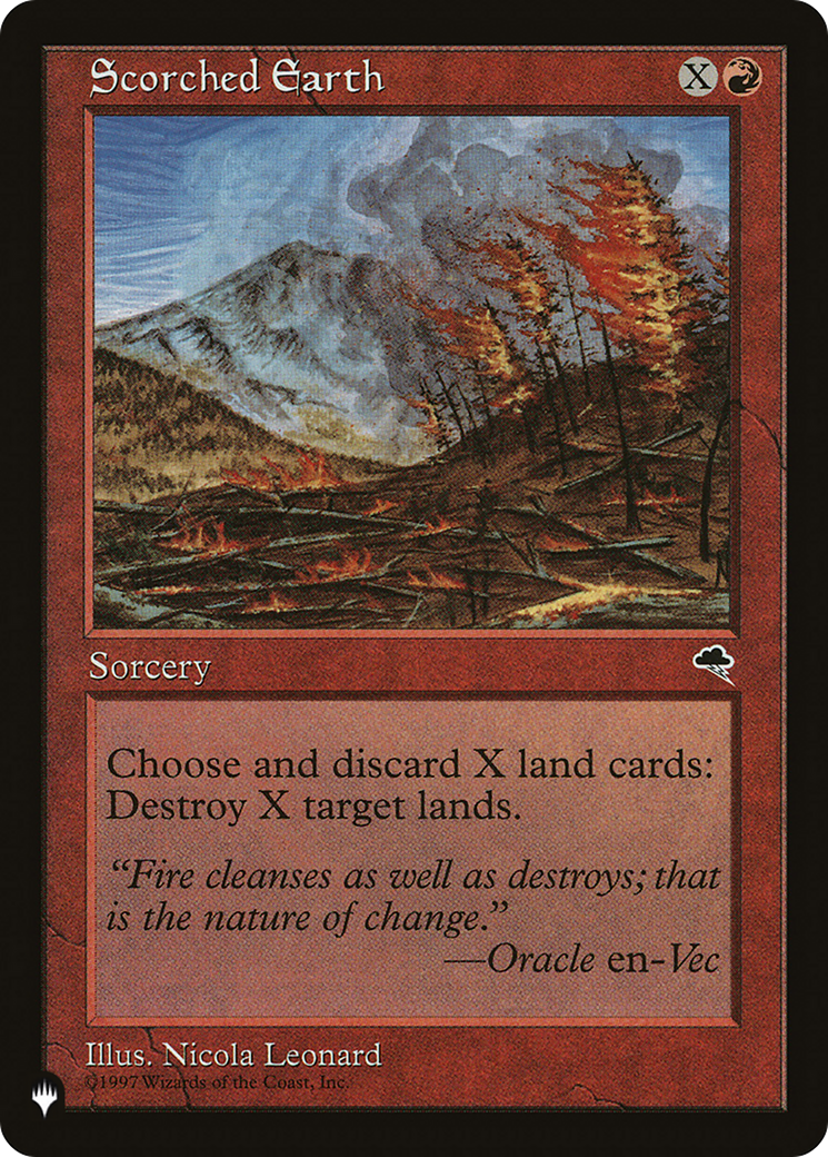 Scorched Earth (PLIST-1058) - The List - Premium MTG Single from Wizards of the Coast - Just $0.25! Shop now at Game Crave Tournament Store