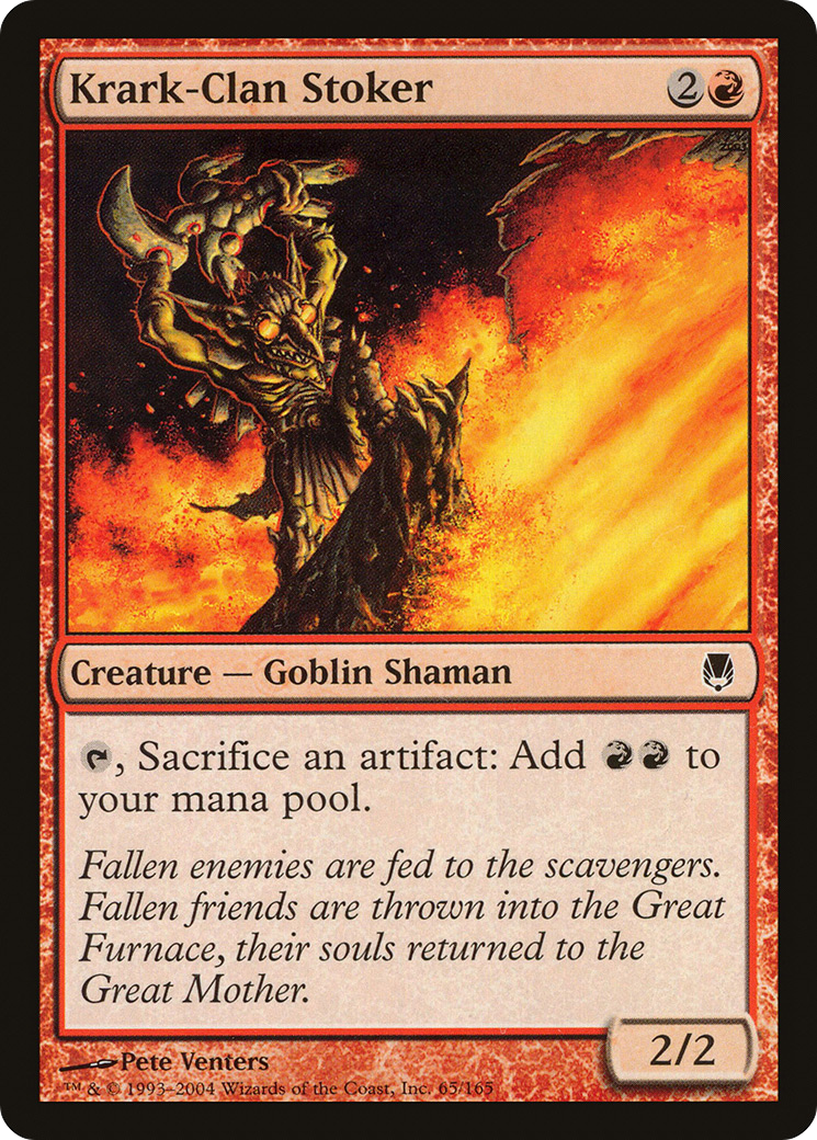 Krark-Clan Stoker (DST-065) - Darksteel Foil - Premium MTG Single from Wizards of the Coast - Just $0.14! Shop now at Game Crave Tournament Store