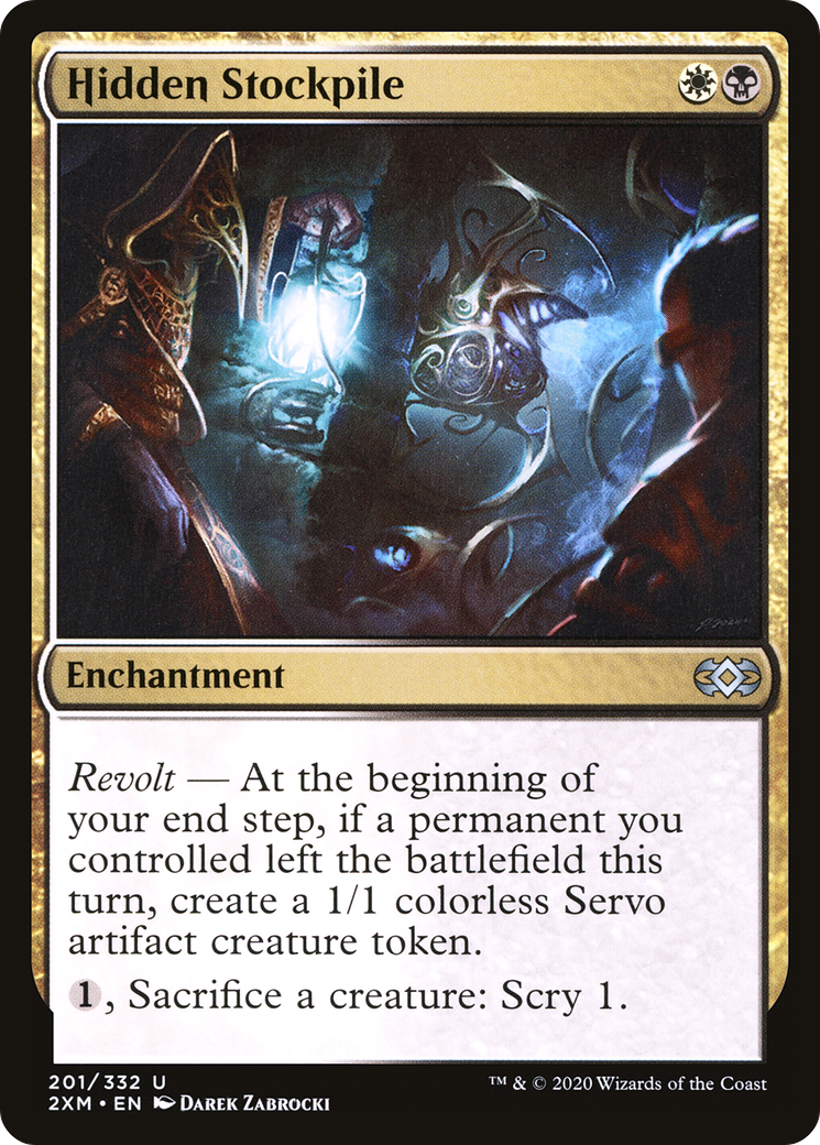 Hidden Stockpile (2XM-201) - Double Masters Foil - Premium MTG Single from Wizards of the Coast - Just $0.09! Shop now at Game Crave Tournament Store