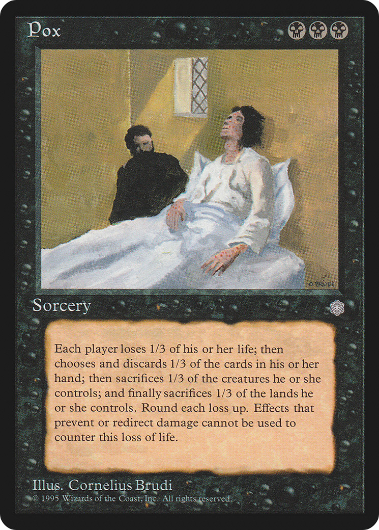 Pox (ICE-158) - Ice Age - Premium MTG Single from Wizards of the Coast - Just $1.64! Shop now at Game Crave Tournament Store