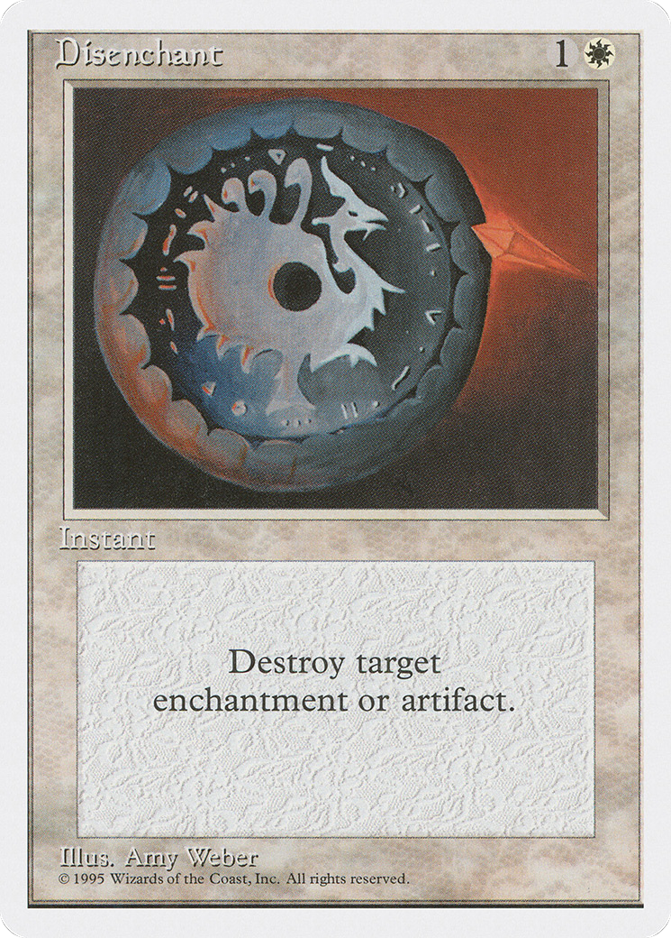 Disenchant (4ED-022) - Fourth Edition - Premium MTG Single from Wizards of the Coast - Just $0.08! Shop now at Game Crave Tournament Store