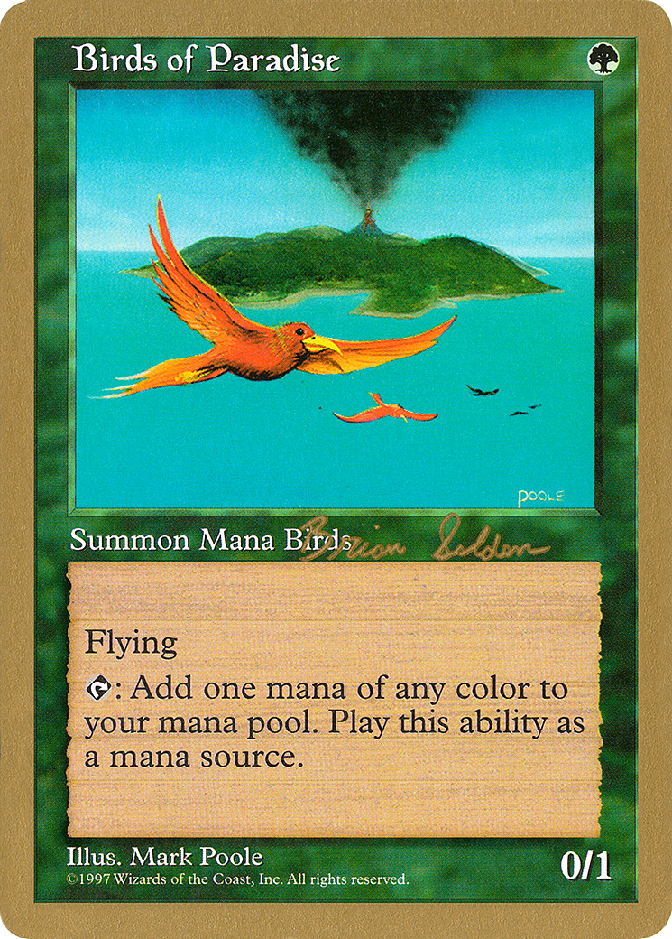 Birds of Paradise (WC98-BS280) - World Championship Decks 1998 - Premium MTG Single from Wizards of the Coast - Just $0.88! Shop now at Game Crave Tournament Store