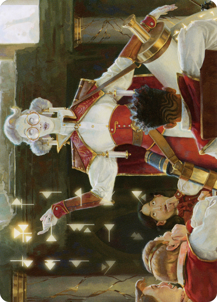 Professor of Symbology // Professor of Symbology (ASTX-004) - Strixhaven Art Series (Borderless) - Premium MTG Single from Wizards of the Coast - Just $0! Shop now at Game Crave Tournament Store